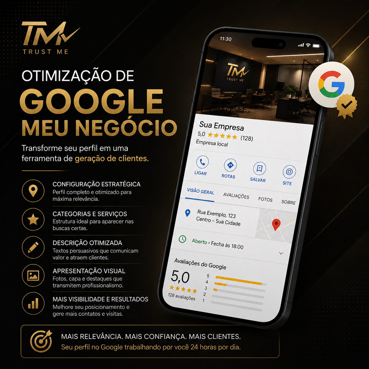 Otimização de Google Meu Negócio